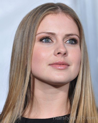Awesome Long Blonde Hairstyle Of  Rose Mciver