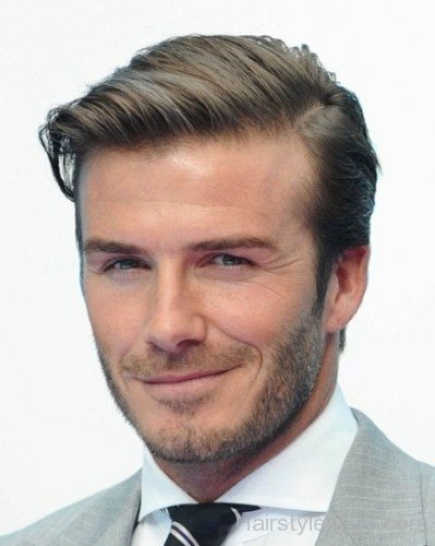 Awesome Undercut Hairstyle Of David Beckham