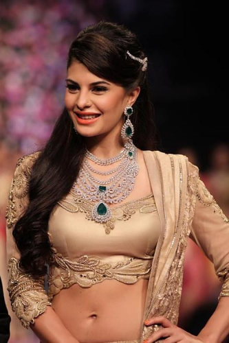 Beautiful Long Hairstyle Of Jacqueline Fernandez