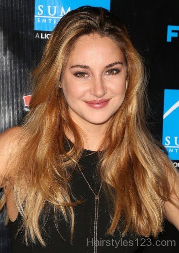 Beautiful Long Layered Hairstyle Of Shailene Woodley