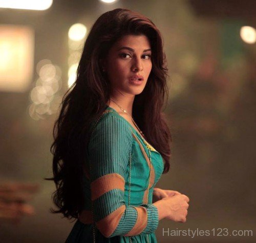 Jacqueline Fernandez Wavy Hairstyle  