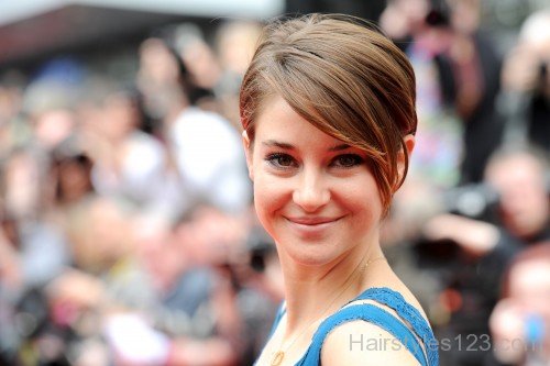 Updo Hairstyle Of Shailene Woodley