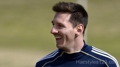 Cool Hairstyle Of Lionel Messi
