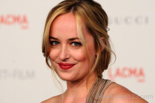 Dakota Johnson Updo Hairstyle