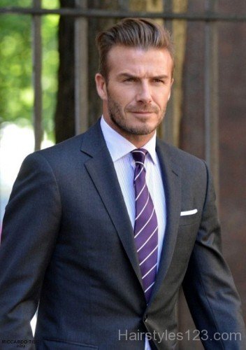 David Beckham Undercut Hairstyle