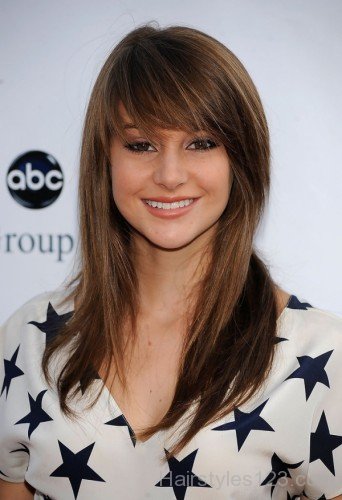 Shailene Woodley Emo Hairstyle  