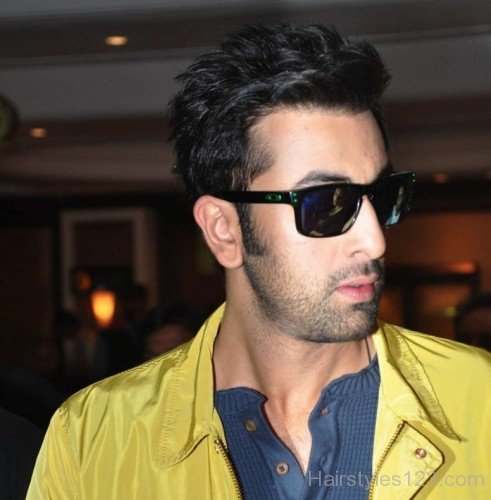 Funky Hairstyle Of Ranbir Kapoor