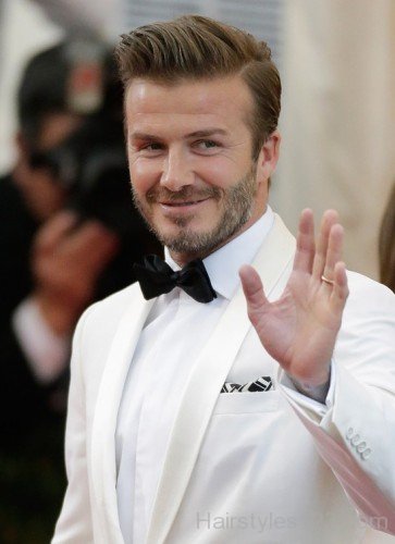 Funky Undercut  Hairstyle Of David Beckham