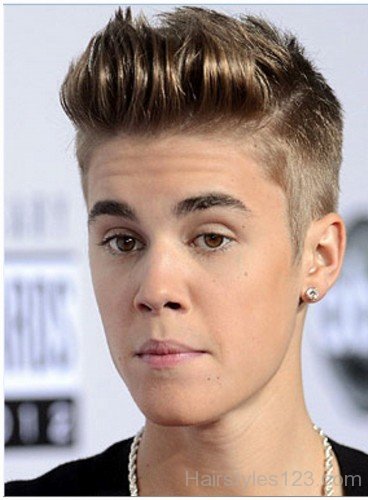 Justin Bieber Funky Hairstyle
