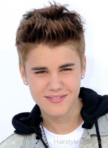 Justin Bieber Stylish Spiky Hairstyle