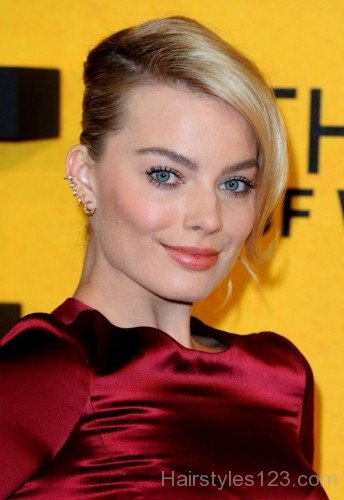 Margot Robbie Updo Hairstyle