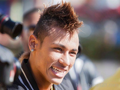 Stylish Undercut Spiky Hairstyle Of Neymar 