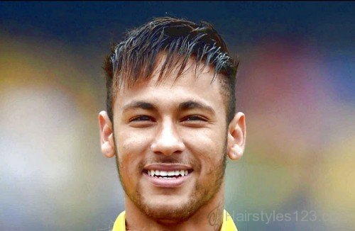 Nice Undercut Hairstyle Of Neymar