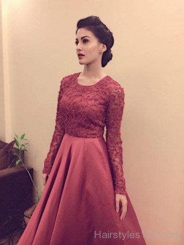 Updo Hairstyle Of Amyra Dastur