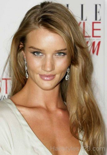 Rosie Huntington Whiteley Long Hairstyle