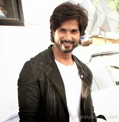 Shahid Kapoor Short Wavy Hairstyle