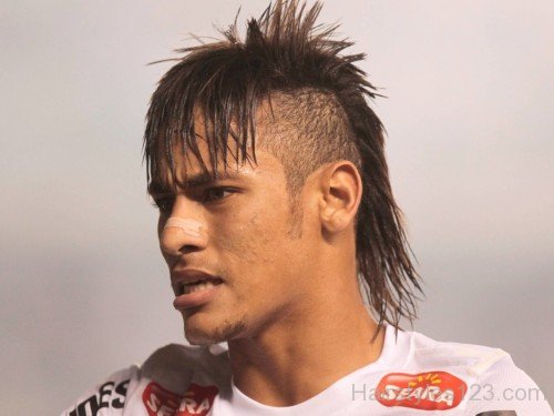 Spiky Hairstyle Of Neymar