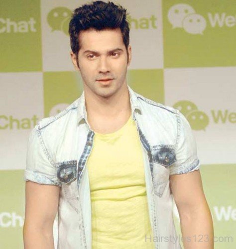 Spiky Hairstyle Of Varun Dhawan