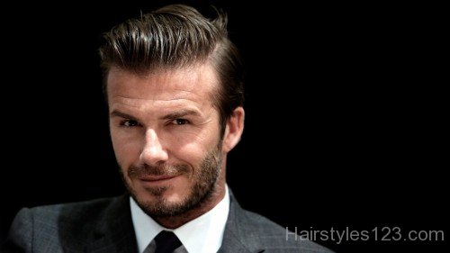 Stylish Hairstyle Of David Beckham