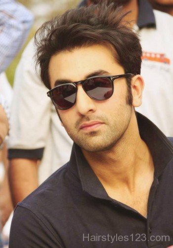 Stylish Hairstyle Of Ranbir Kapoor