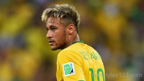 Stylish Hairstyle Of Neymar