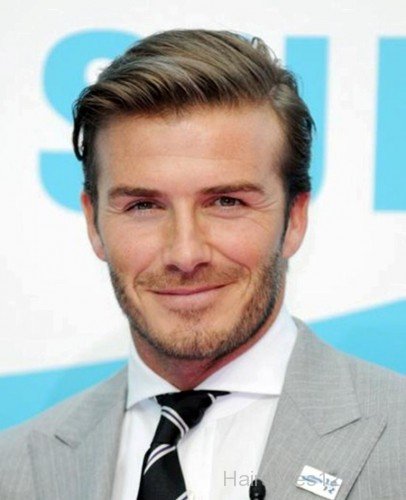 Stylish Undercut Hairstyle Of David Beckham