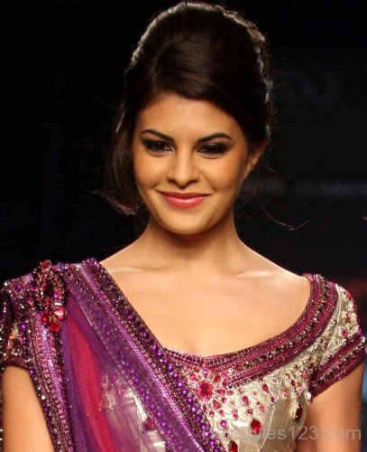 Updo Hairstyle Of Jacqueline Fernandez