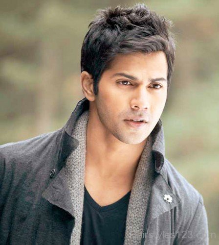 Varun Dhawan Funky Short Hairstyle