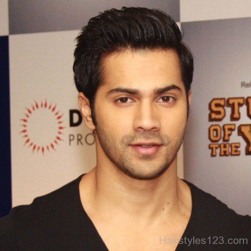 Varun Dhawan  Short Wavy Hairstyle