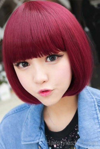 Asian Short Bob Hairstyle