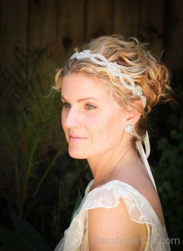 Bridal Short Hairstyle