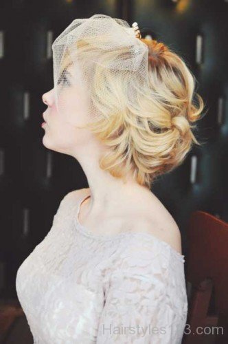 For Brides Short Hairstyle