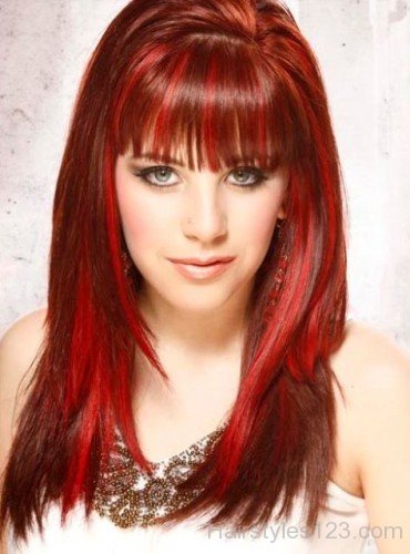 Hair In Shades Of Red