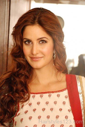 Katrina Kaif Brown Curly Hair