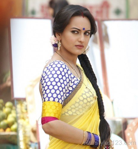 Long Braid Of Sonakshi Sinha