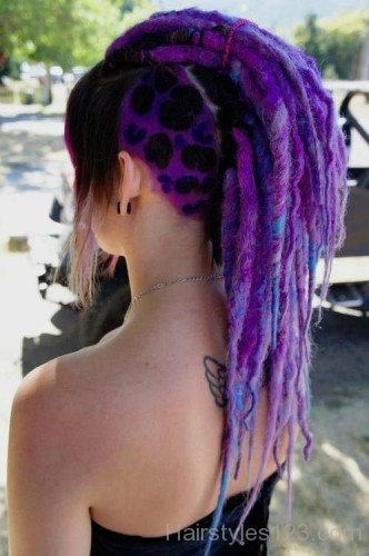 Natural Purple Hair