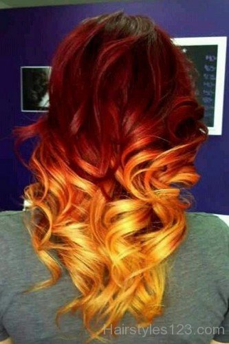 Ombre Curls Hair