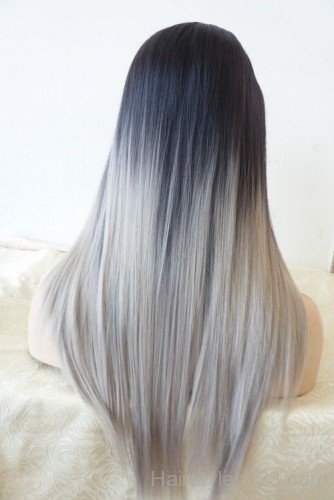 Ombre Grey Hairstyle