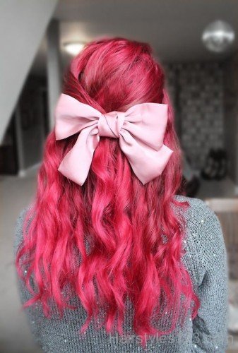 Ombre Pink Hairstyle