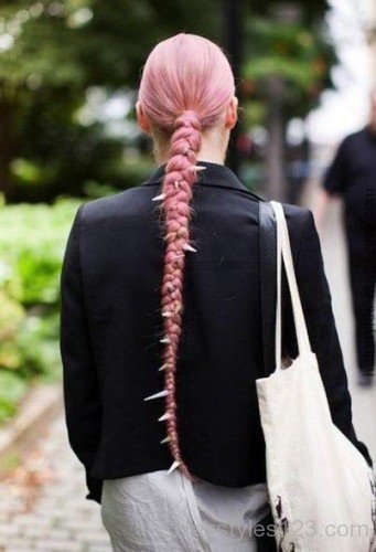 Pastel Pink Braid