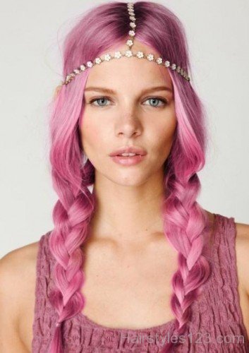 Pink Ombre Hairstyle