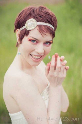 Pixie Wedding Hair