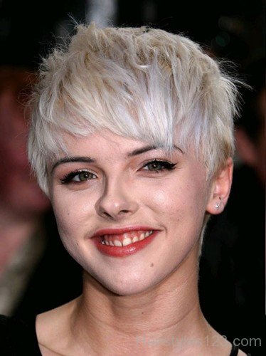 Pixie White Haircut