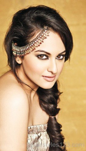 Sonakshi Sinha With Braid