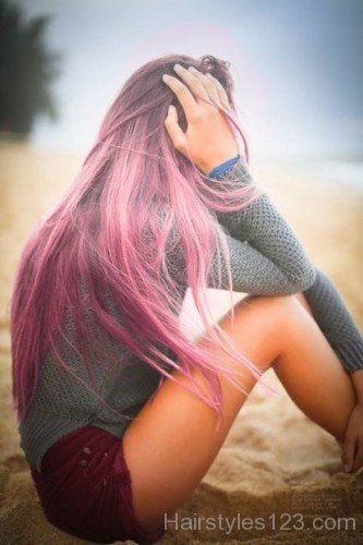 Straight Ombre Hairstyle