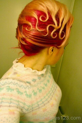 Updo Finger Wave Hair