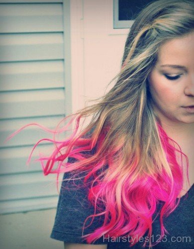 Wavy Ombre Hairstyle