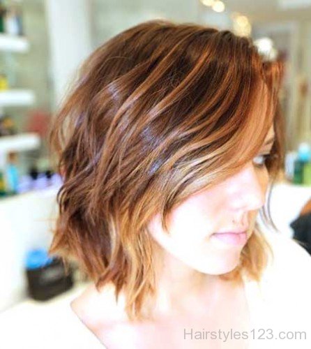 Wavy Short Haircut