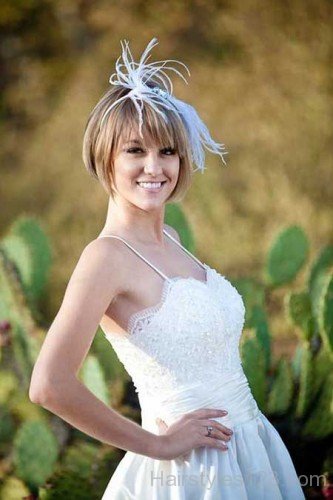 Wedding Hairstyle For Short Hair