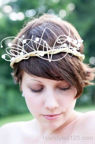 Wedding Tiara Hairstyle